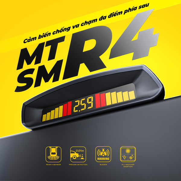 [New] Cảm biến chống va chạm đa điểm phía sau MTSM R4