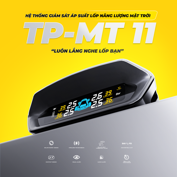Hệ thống giám sát áp suất lốp năng lượng mặt trời TP-MT 11