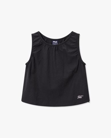  FILA - Women Round Neck Croptop Sleeveless Shirt 