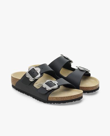  BIRKENSTOCK - Kids' Arizona Flower Slide Sandals 