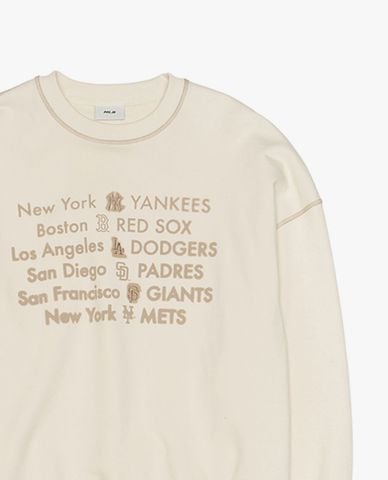  MLB - Unisex Crew Neck Long Sleeve Sweatshirt 