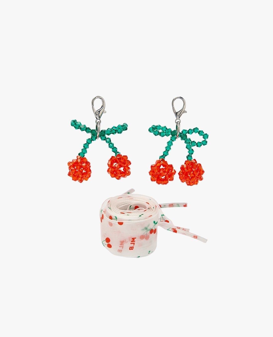 MLB - Women Cherry Shoe Pin  Charm Set