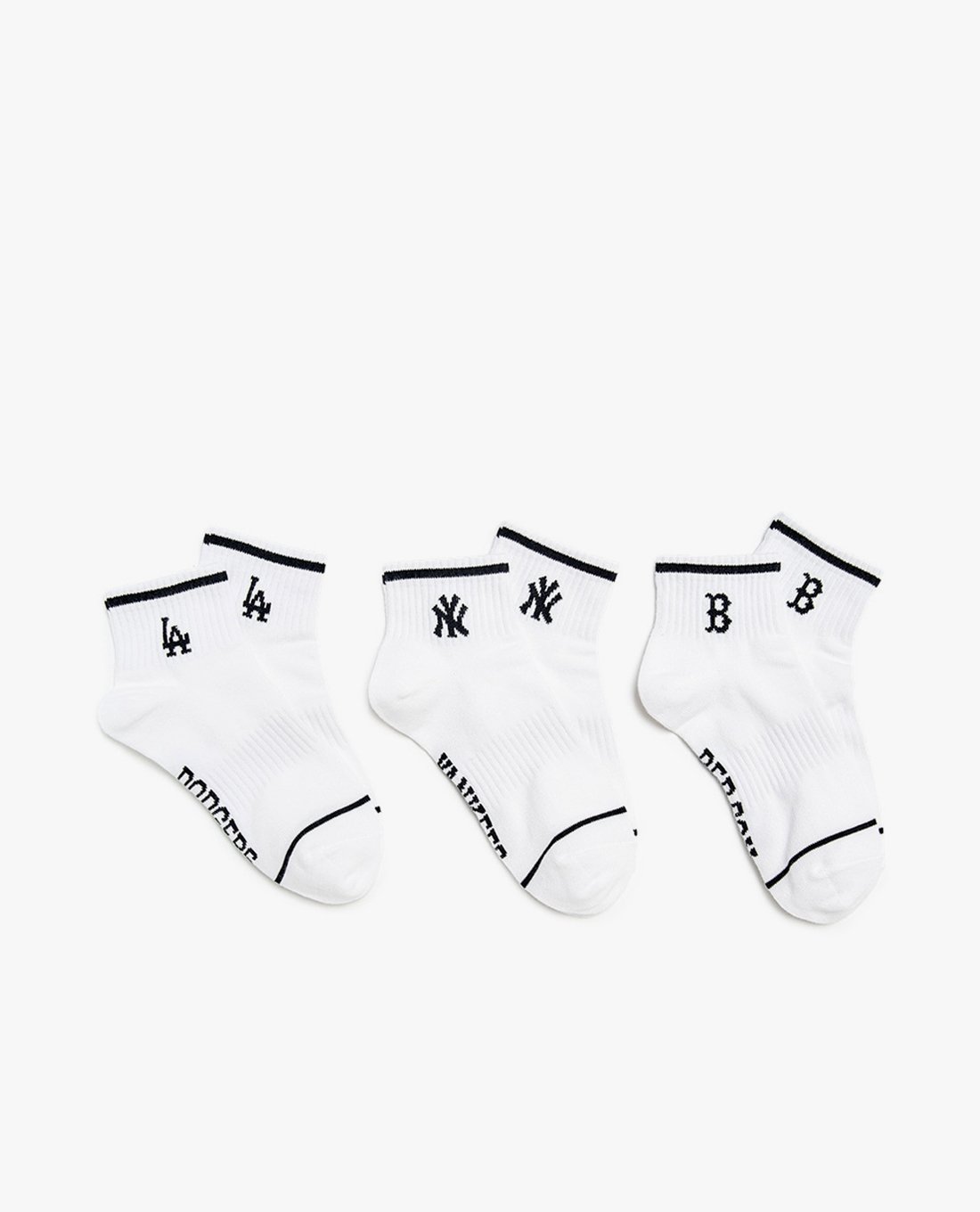 MLB - Set Of 3 Unisex Low Cut Socks With Fashionable Design