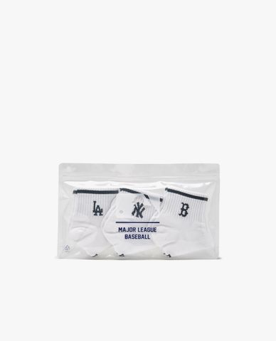  MLB - Set Of 3 Unisex Low Cut Socks With Fashionable Design 
