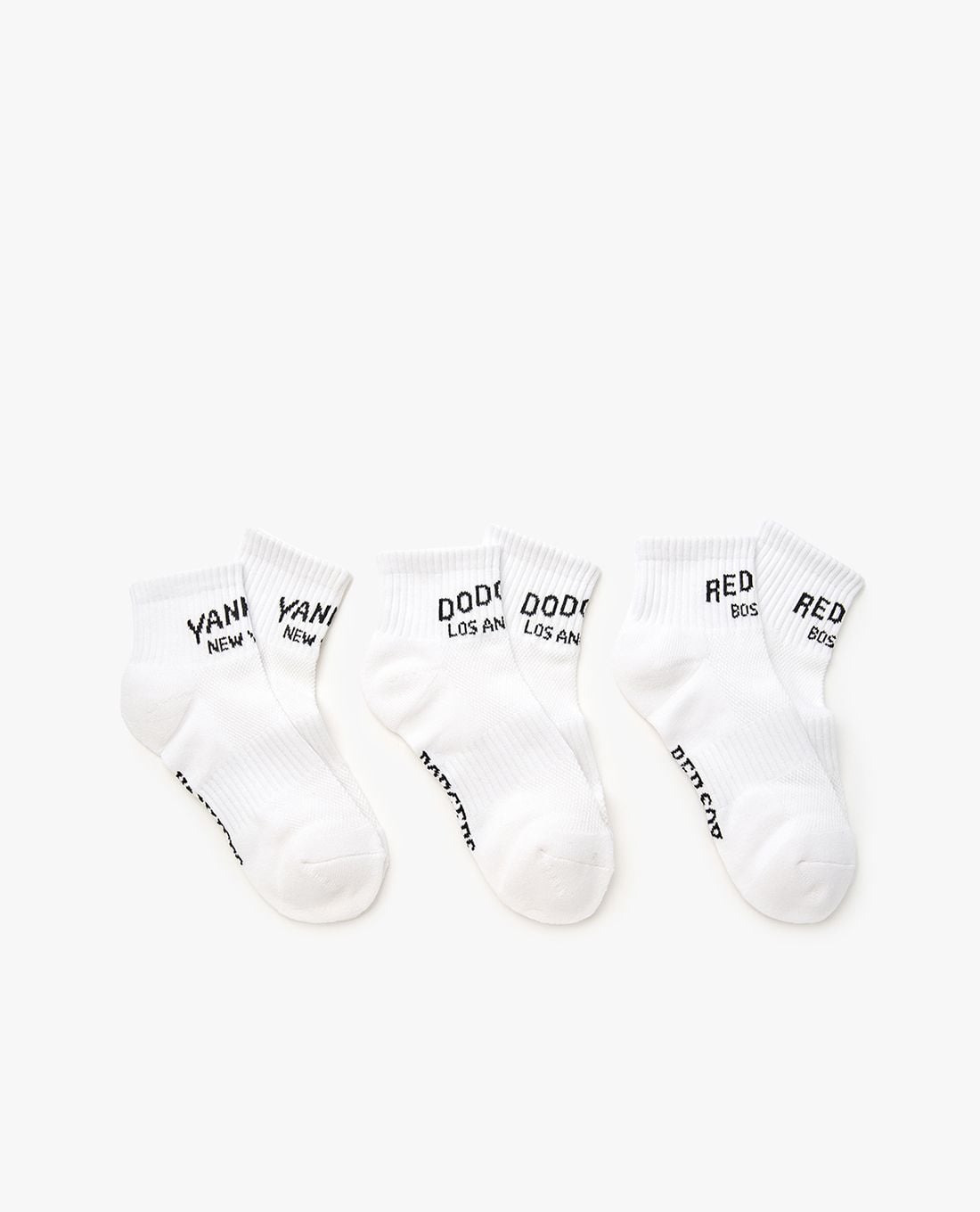MLB - Set of 3 Unisex Sportive Varsity Low-Cut Sock