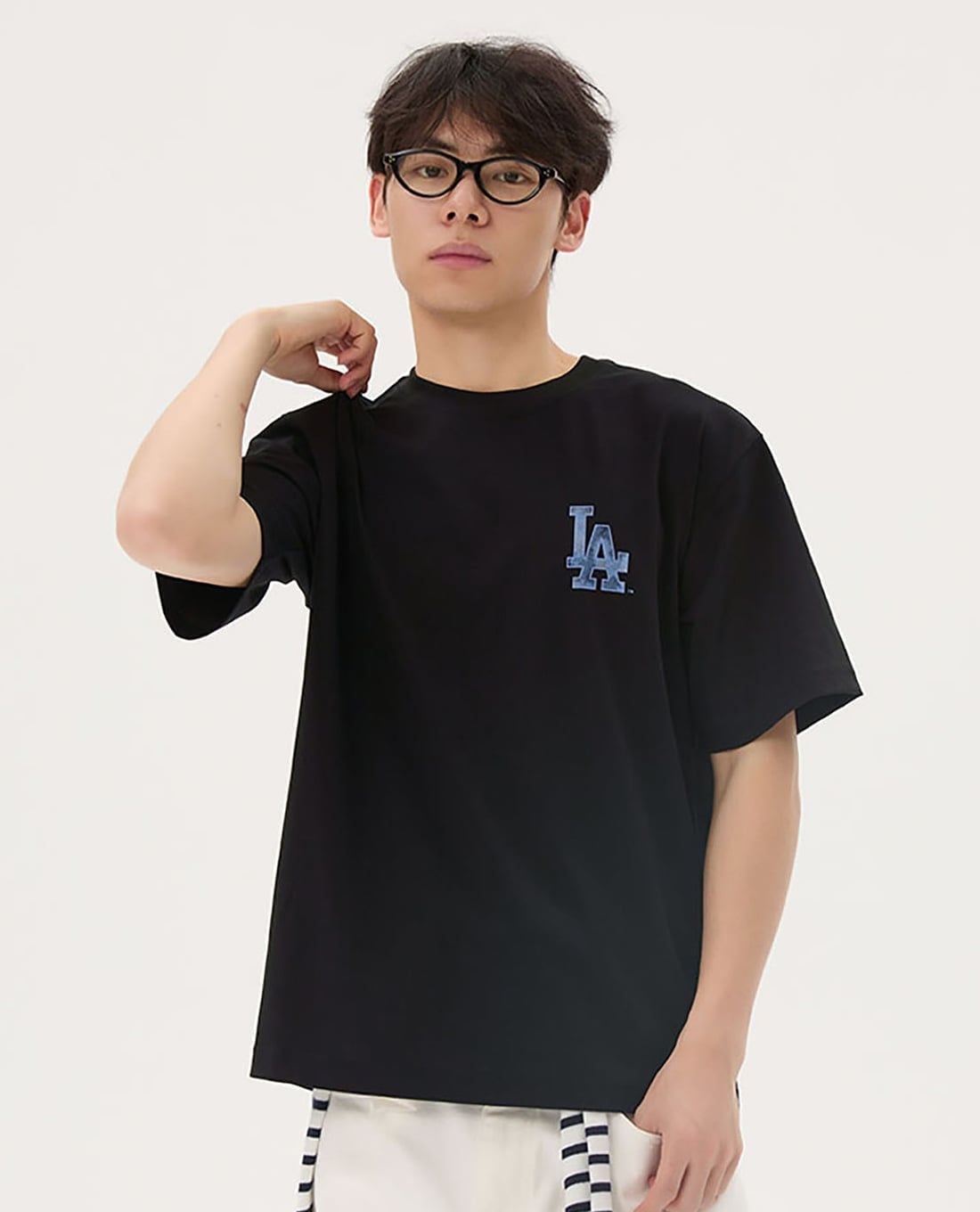 MLB - Unisex Star Glitter Round Neck Short Sleeve T Shirt
