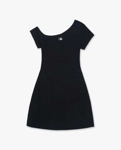  MLB - Women Mini Knit Off Shoulder Dress 