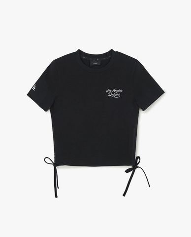  MLB - Women Varsity Drawstring Croptop 