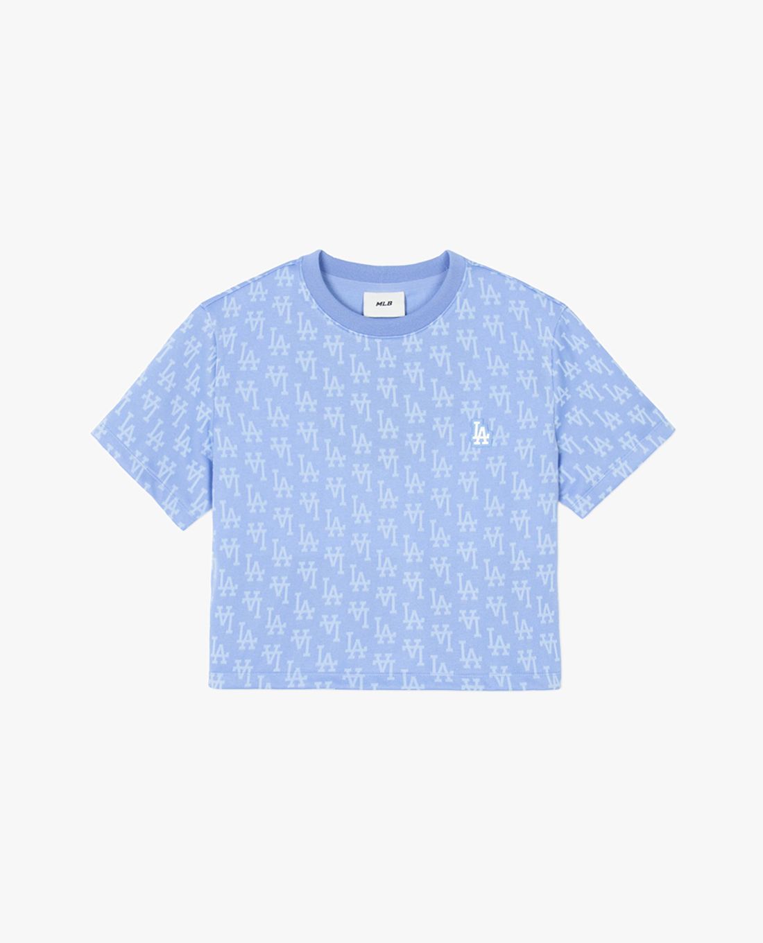 MLB - Women's Monogram Short-Sleeve Crewneck Croptop