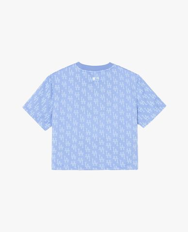 MLB - Women's Monogram Short-Sleeve Crewneck Croptop 