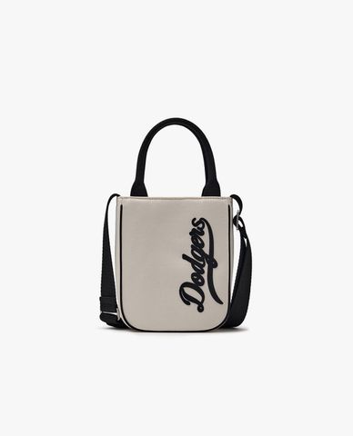  MLB - Unisex Varsity Cursive Denim Mini Crossbody Bag 