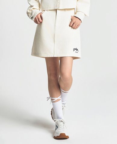  MLB - Women's Varsity Culsive Mini A-Line Denim Skirt 