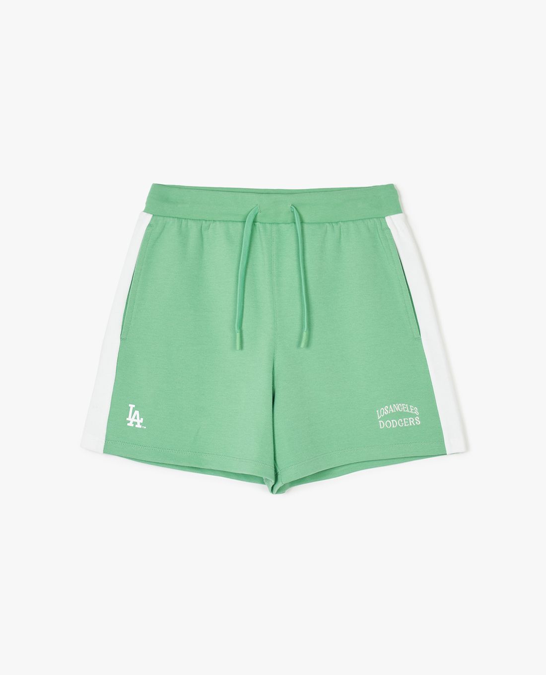 MLB - Women's Wide-Leg Shorts with Elastic Waist Sporty Varsity Color Scheme