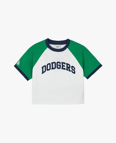  MLB - Women's Round-Neck Short-Sleeve Croptop Varsity 
