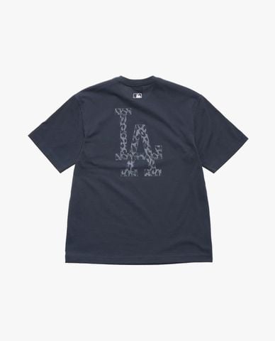  MLB - អាវយឺត Unisex Big Logo Leopard Crew Neck 