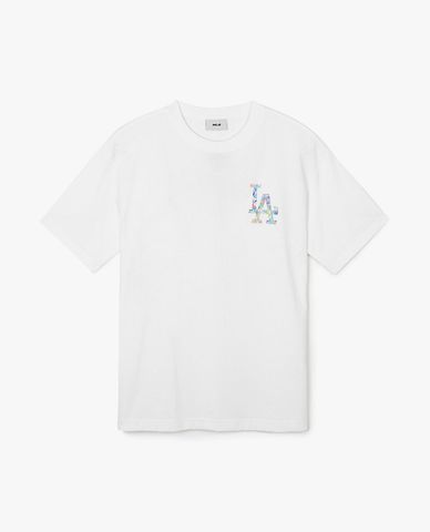  MLB - Unisex Short Sleeve Crew Neck Summer Graphics Big Logo T-Shirt 