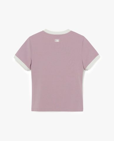  MLB - Women Basic Small Logo Ringer T Shirt 