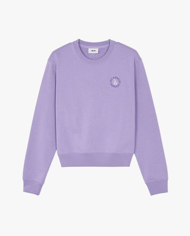  MLB - Basic Small Logo Women's Crew Neck Long Sleeve Sweatshirt 