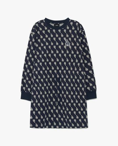  MLB - Classic Monogram Jacquard Overfit Mini Dress 