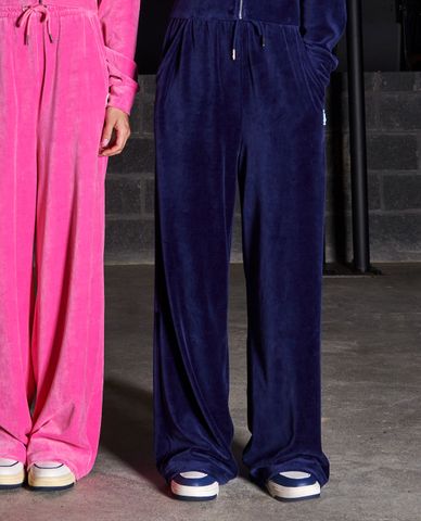  MLB - Women's Ny Yankees Velvet Wide Leg Pants 