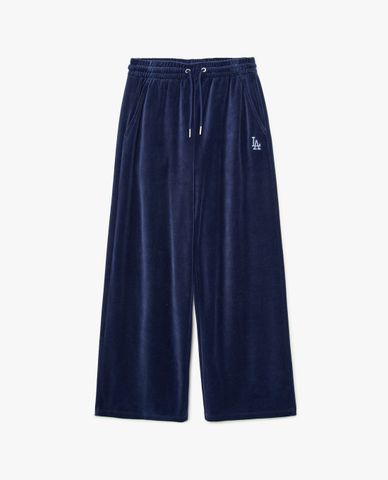  MLB - Women's Ny Yankees Velvet Wide Leg Pants 