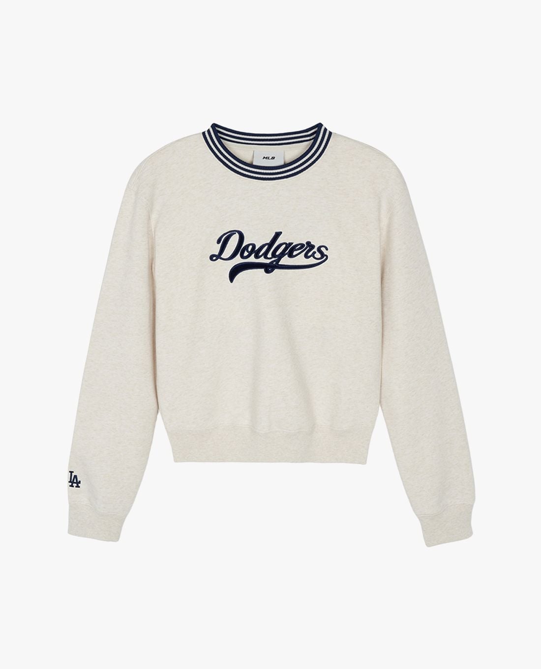 MLB - Women's Varsity Cursive Long-Sleeve Crewneck Sweatshirt
