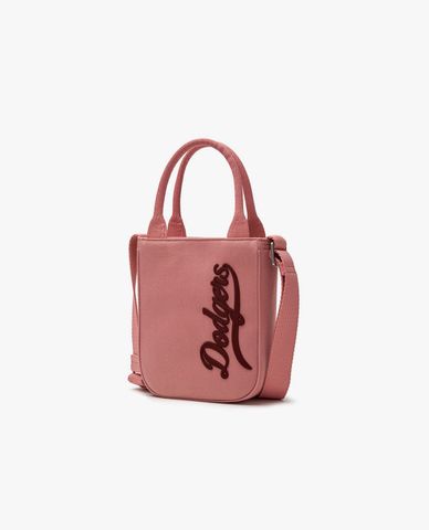  MLB - Unisex Varsity Cursive Denim Mini Crossbody Bag 