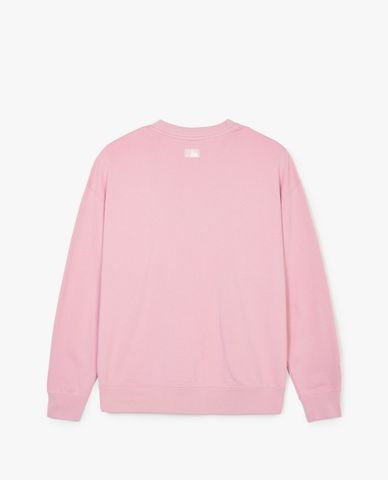  MLB - អាវ Sweatshirt Basic Small Lettering Crewneck សម្រាប់ទាំងពីរភេទ 