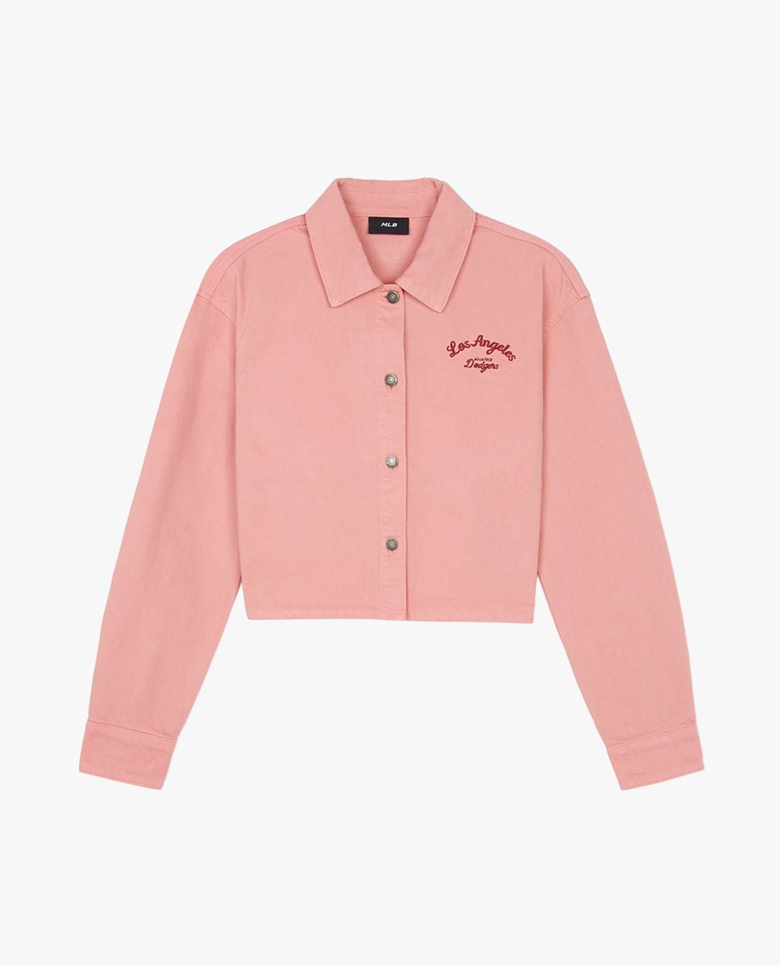 MLB - Women's Varsity Culsive Crop Denim Shirt