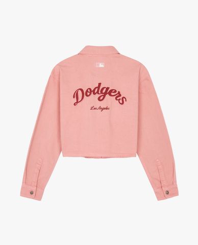  MLB - Women's Varsity Culsive Crop Denim Shirt 