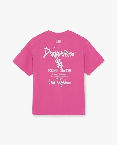  MLB - Unisex Basic Street Back Lettering T Shirt 