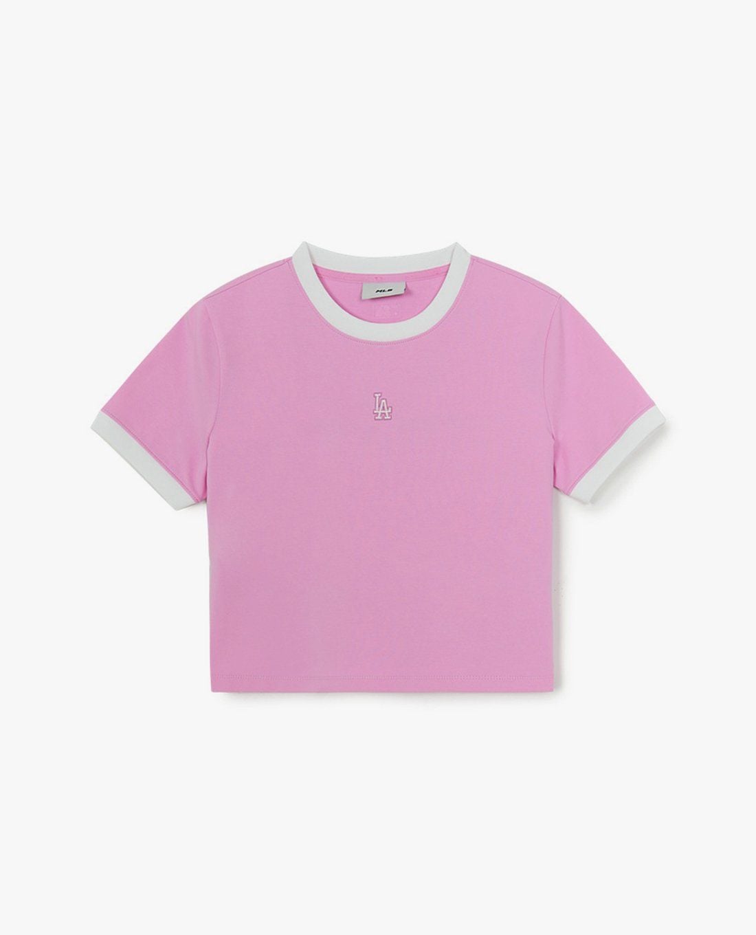 MLB - Women’s Crew Neck Short Sleeve Ringer Slim Crop Top
