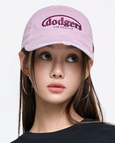  MLB - Unisex Vintage Damage Curve Logo Baseball Cap 
