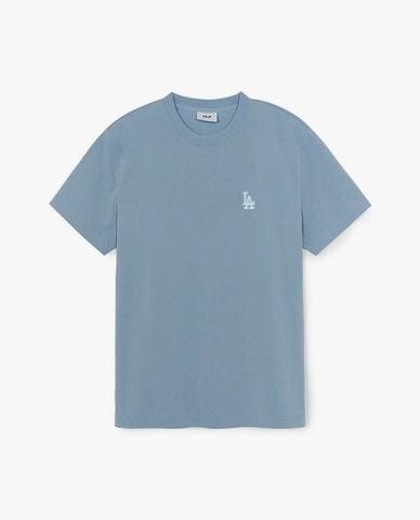  MLB - Unisex Basic Logo Round Neck Short Sleeve T-Shirt 
