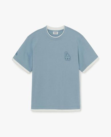  MLB - Unisex Basic Colorful Street Logo Layered T Shirt 