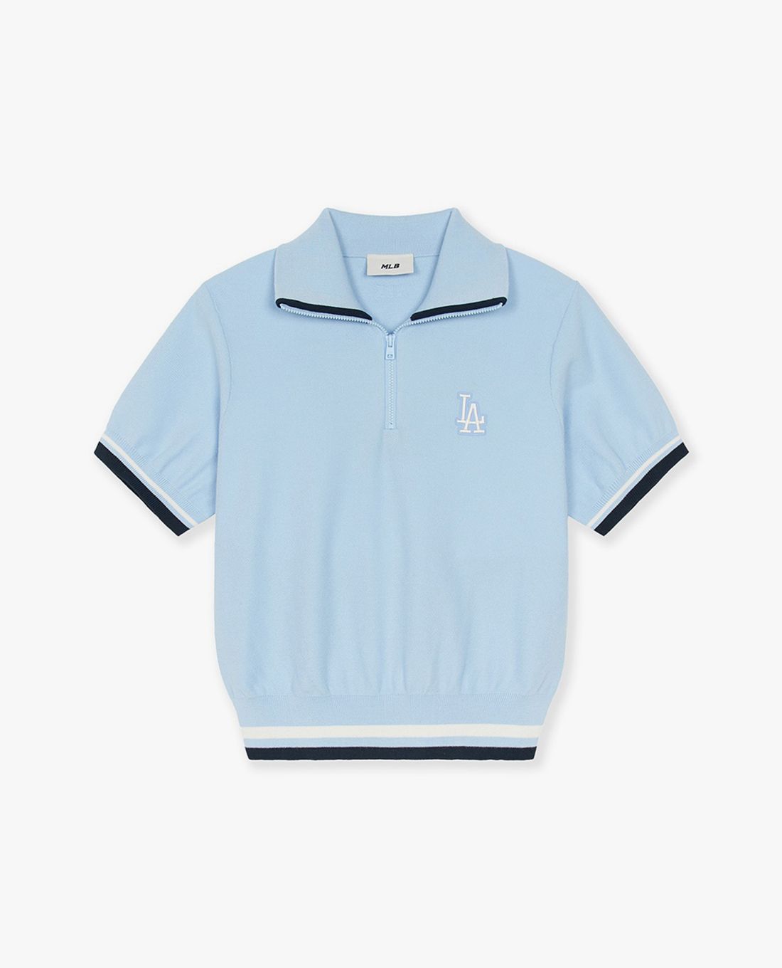MLB - Women's Varsity Short-Sleeve Zip Polo Shirt