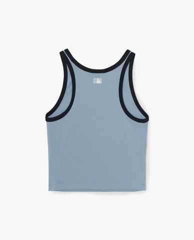  MLB - Women Basic Ringer Croptop Tank Top 