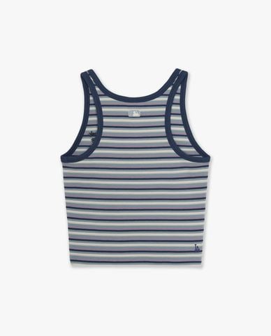  MLB - Women Striped Croptop Tank Top 