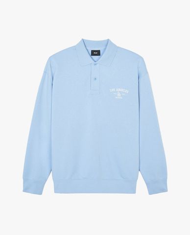  MLB - Unisex Long-Sleeve Polo-Collar Sweatshirt 