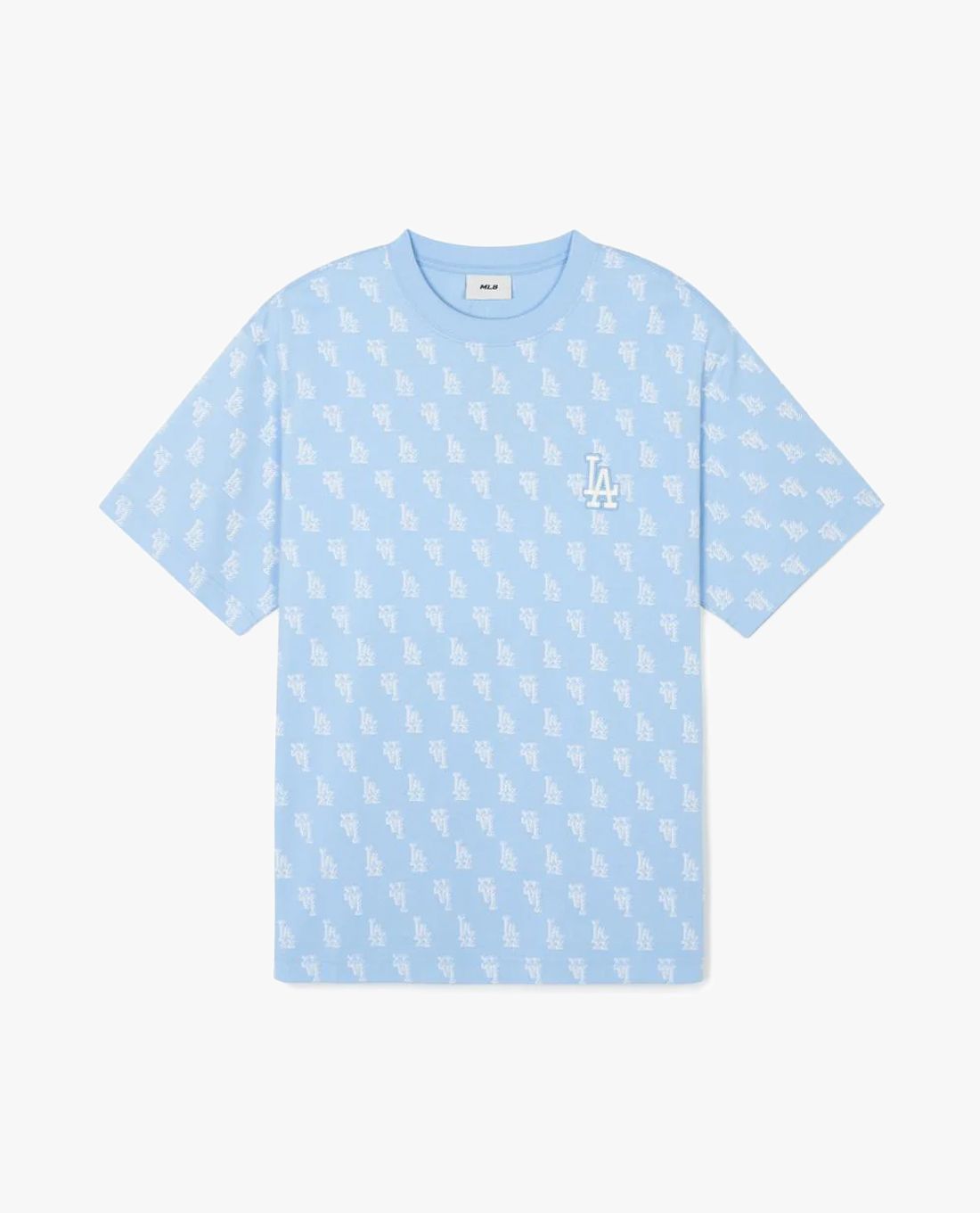 MLB - Unisex Round Neck Short Sleeve T-Shirt with Monogram Pattern