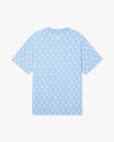  MLB - Unisex Round Neck Short Sleeve T-Shirt with Monogram Pattern 