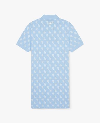  MLB - Women's Mini Polo Dress, Short Sleeves, Mono Monogram Piqué 