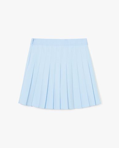  MLB - Sporty Varsity Pleated Mini Skirt 