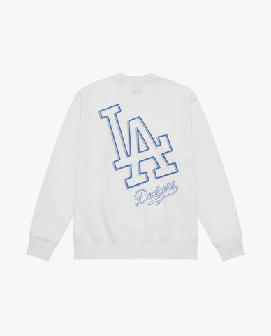  MLB - Unisex Crewneck Long-Sleeve Sweatshirt with Logo 