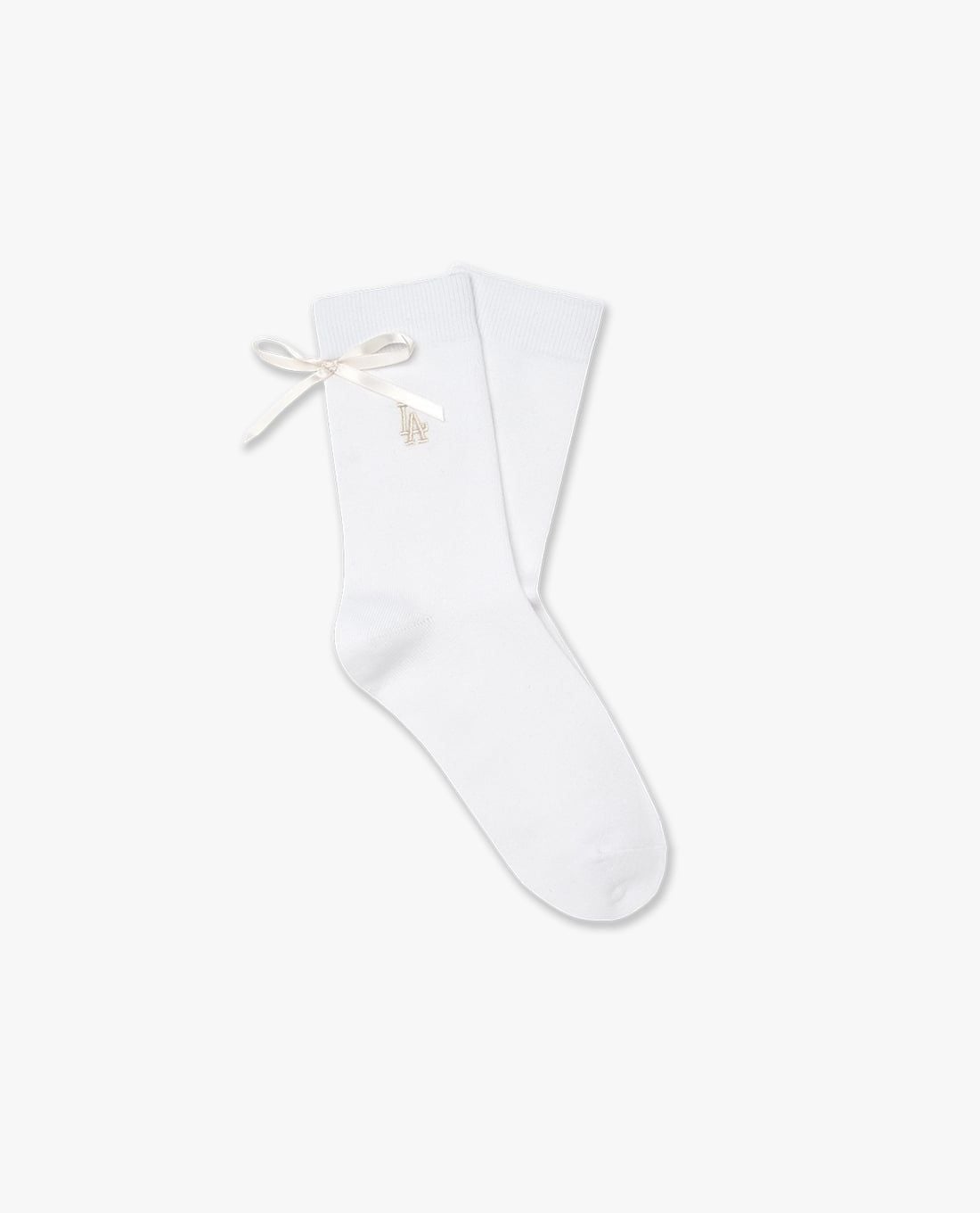 MLB - Women Embroidered Logo Ribbon Socks