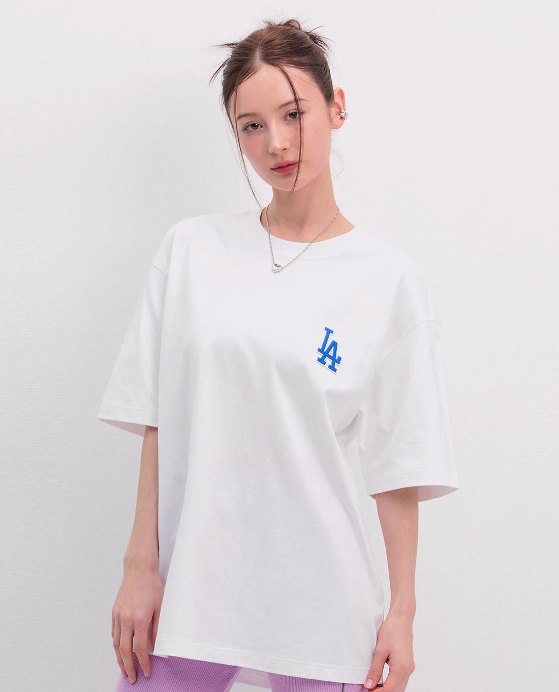 MLB - Unisex Short-Sleeve Denim-Like Monogram Big Lux T-Shirt