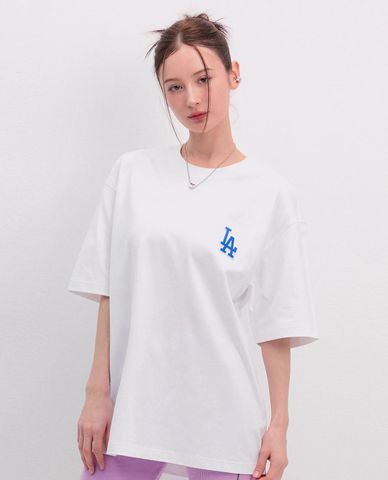  MLB - Unisex Short-Sleeve Denim-Like Monogram Big Lux T-Shirt 