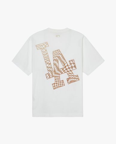  MLB - Unisex Short Sleeve Crew Neck T-Shirt Checkerboard Big Lux 