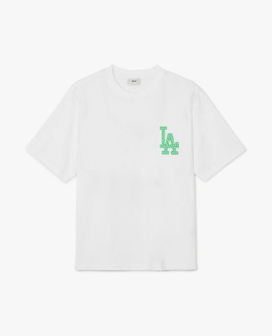  MLB - Unisex Short Sleeve Crew Neck T-Shirt with Fashion Logo 