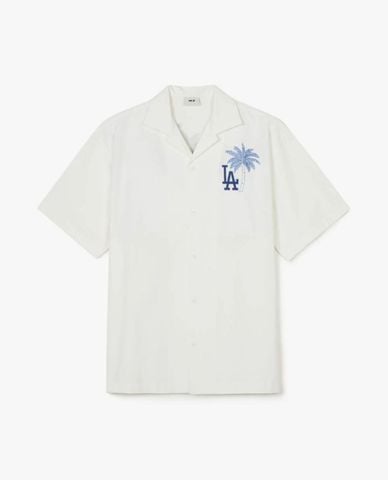  MLB - Unisex Short Sleeve Collared Shirt Summer Palm 